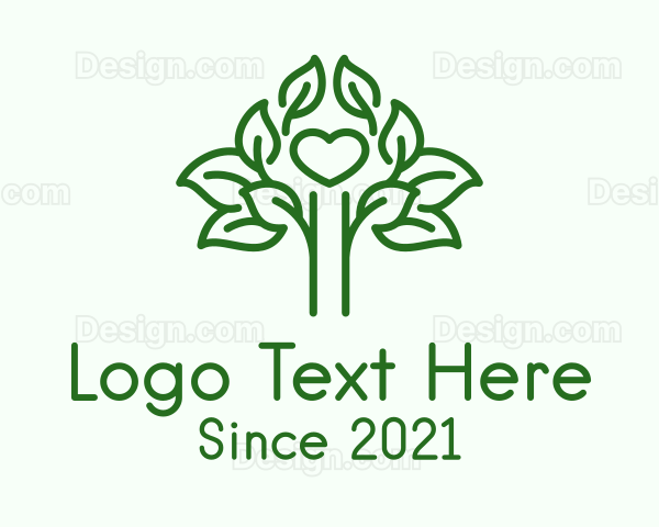 Green Tree Heart Logo