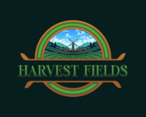 Agriculture Farming Field logo design