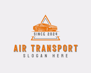 Sedan Vehicle Rideshare logo design