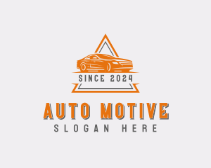 Sedan Vehicle Rideshare logo design