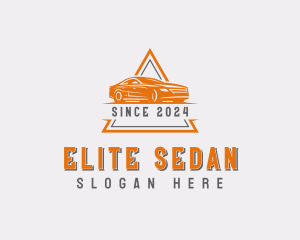 Sedan Vehicle Rideshare logo
