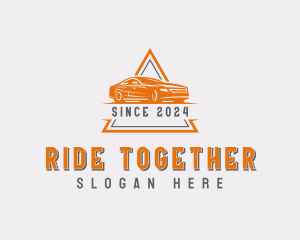 Sedan Vehicle Rideshare logo