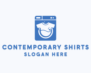 Washing Machine T-shirt logo design