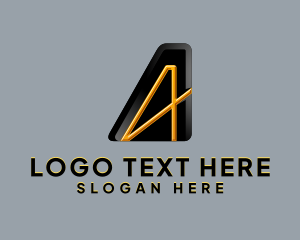 Modern Elegant Business Letter A logo