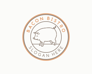 Pig Animal Livestock logo