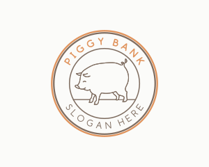 Pig Animal Livestock logo