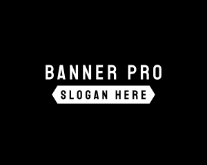 Tall Masculine Banner logo design