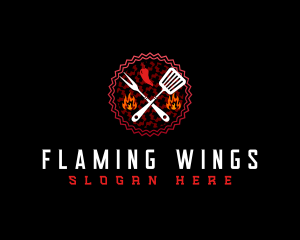 Sizzling Grill Cuisine logo design