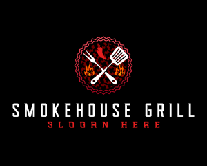 Sizzling Grill Cuisine logo design