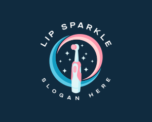 Sparkling Clean Toothbrush logo design