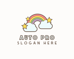 Rainbow Cloud Star logo