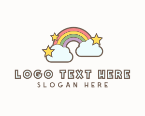 Rainbow Cloud Star logo