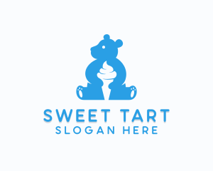 Sweet Bear Ice Cream logo design