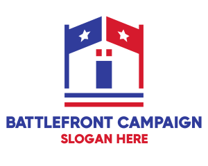 Patriotic Town Hall logo design