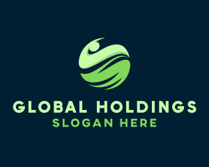 Green Global Environmental Group logo design