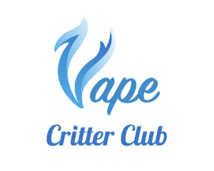 Blue Smoke Vape logo design