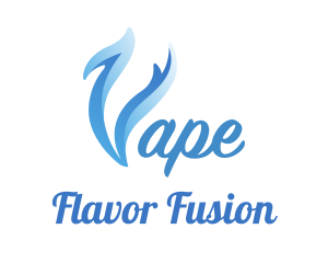 Blue Smoke Vape logo design