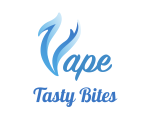 Blue Smoke Vape logo design