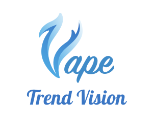 Blue Smoke Vape logo design