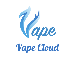 Blue Smoke Vape logo design