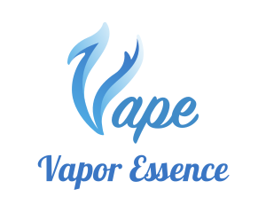 Blue Smoke Vape logo design