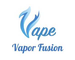 Blue Smoke Vape logo design