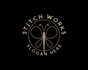 Butterfly Sewing Needle logo