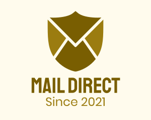 Mail Envelope Shield logo