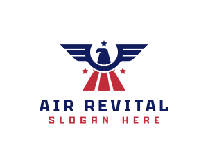 American Air Force Eagle logo design