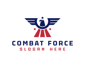American Air Force Eagle logo design