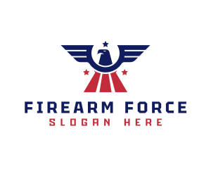 American Air Force Eagle logo design