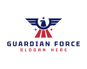 American Air Force Eagle logo design