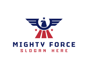 American Air Force Eagle logo design