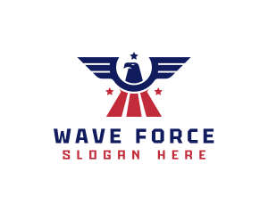 American Air Force Eagle logo design