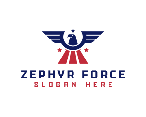 American Air Force Eagle logo design