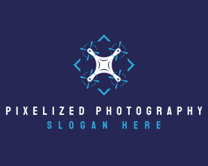 Drone Photography Vlog logo design