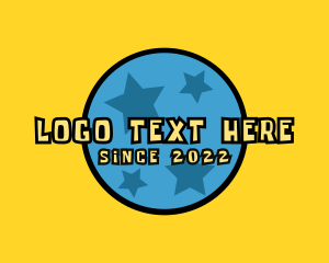 Kindergarten Ball Star Text logo