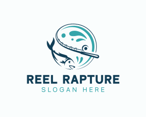 Fish Fishing Rod logo