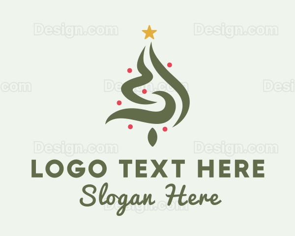 Yuletide Christmas Tree Logo