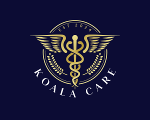 Medical Health Caduceus  Logo