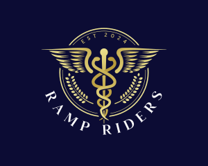 Medical Health Caduceus  Logo