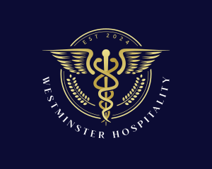 Medical Health Caduceus  logo design