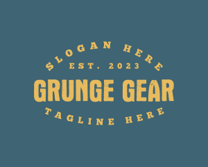 Grunge Masculine Business logo