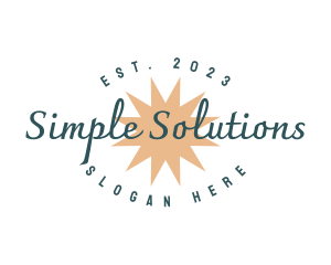 Generic Simple Sun logo design
