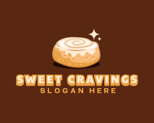 Cinnamon Roll Bread logo design