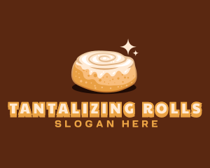 Cinnamon Roll Bread logo design