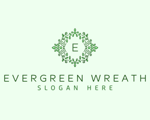 Organic Floral Leaves  logo design