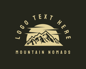 Mountain Travel Destination logo design