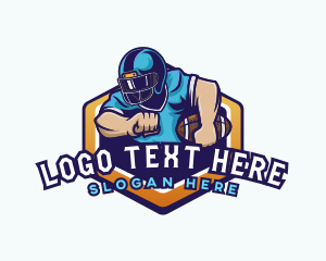 Football Player Athlete logo