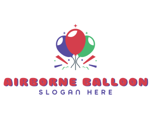 Balloon Party Venue logo design